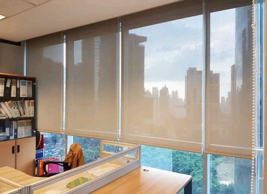 Jual Roller Blind Solar Screen Sharp Point